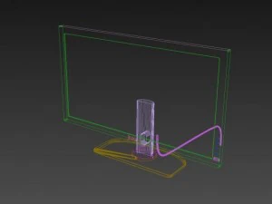 dell ultasharp u2412m 3D Model