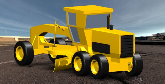 grader 3D-Modell .c4d .max .obj .3ds .fbx .stl .blend 