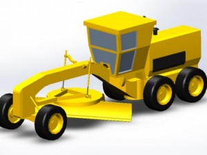 grader 3D-Modell