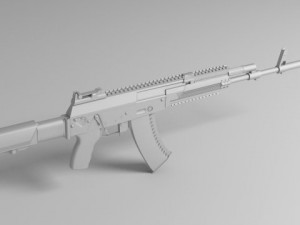 ak12 low poly 3D Model