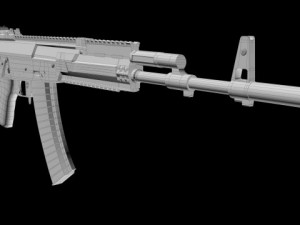 ak12 low poly 3D Model