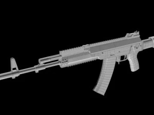 ak12 low poly 3D Model