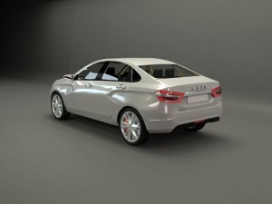 lada vesta 3D-Modell
