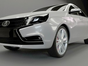 lada vesta 3D-Modell