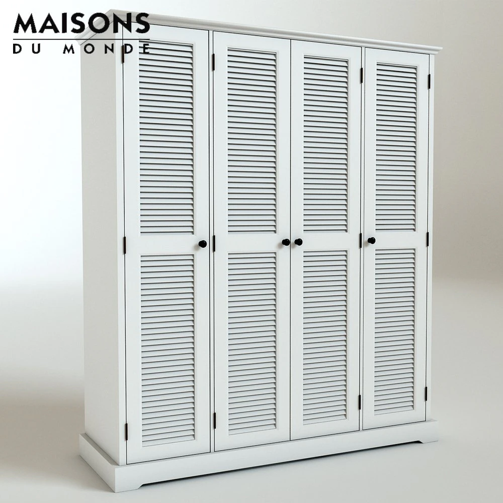 wardrobe maisons du monde 3D Model .c4d .max .obj .3ds .fbx .stl .blend 