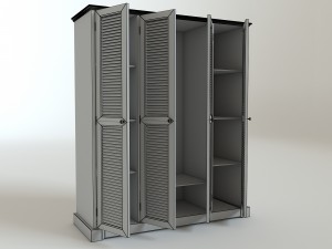 wardrobe maisons du monde 3D Modell