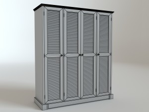 wardrobe maisons du monde 3D Modell