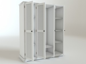 wardrobe maisons du monde 3D Modell