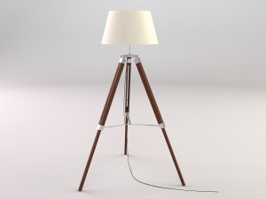 tripod lamp Modelo 3D