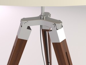 tripod lamp 3D Model