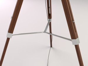 tripod lamp 3D Model