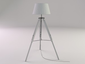 tripod lamp 3D Model