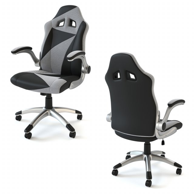 gaiming chair duo 3D Model .c4d .max .obj .3ds .fbx .stl .blend 