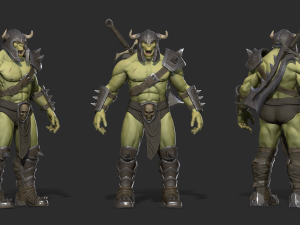 orc warrior Model 3D