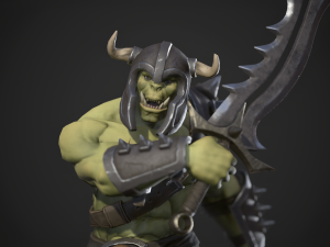 orc warrior Model 3D