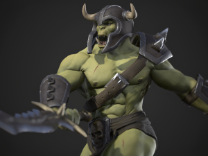 orc warrior Model 3D