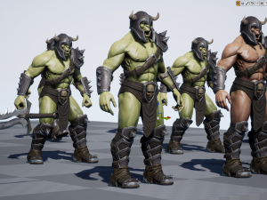 orc warrior Model 3D