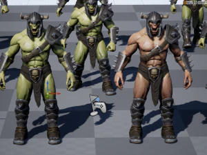 orc warrior 3D Model