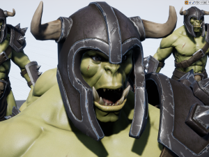 orc warrior Model 3D