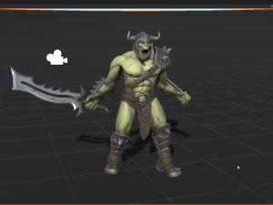 orc warrior Model 3D
