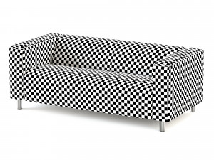 sofa klippan 3D 模型