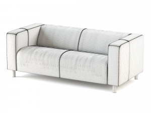 sofa klippan 3D 模型