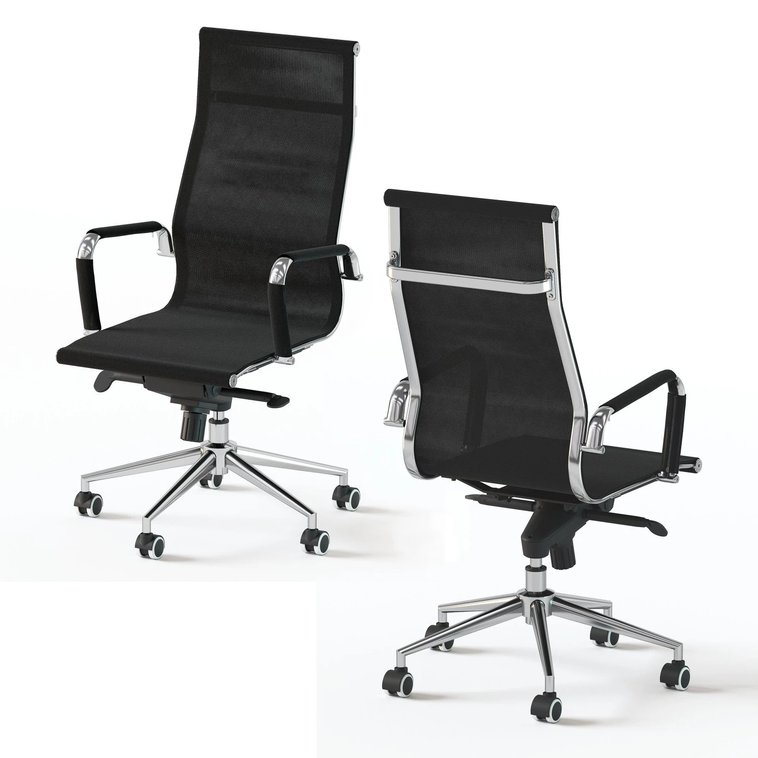 office chair rt-01q 3D Model .c4d .max .obj .3ds .fbx .stl .blend 