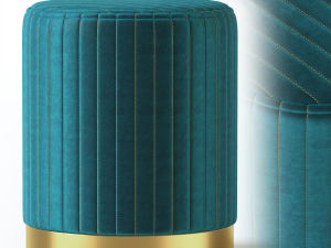 pouf goldy Modelo 3D