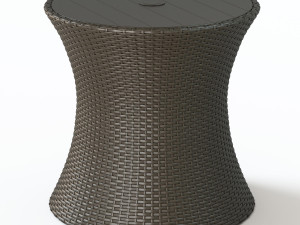 wicker table allen Modelo 3D
