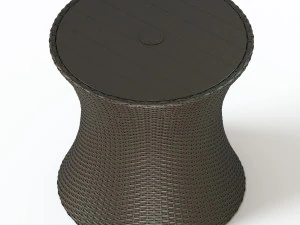 wicker table allen 3D Model