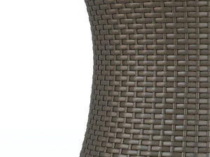 wicker table allen 3D Model