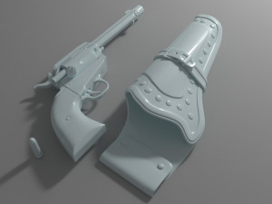 colt single action army peacemaker 3D Модель