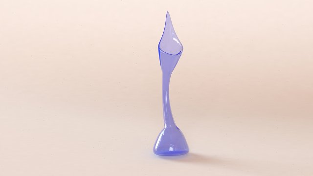 blue vase 3D Модель .c4d .max .obj .3ds .fbx .stl .blend 
