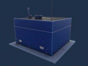 gas station 3D Model
