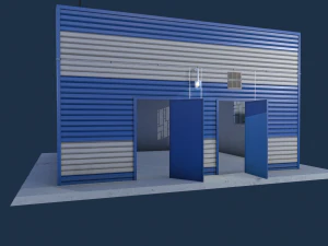 gas station 3D Model