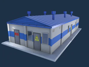 gas station 3D Model