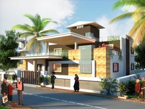 3d bungalow 3D-Modell