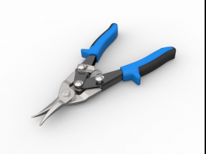 aviation tin snips 3D 模型