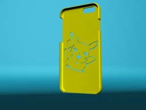 iphone 6 case picachu Model Cetak 3D