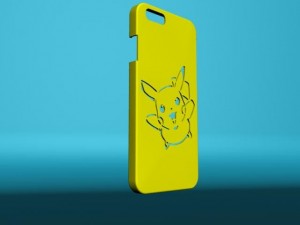 iphone 6 case picachu Model Cetak 3D