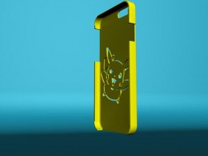 iphone 6 case picachu Model Cetak 3D