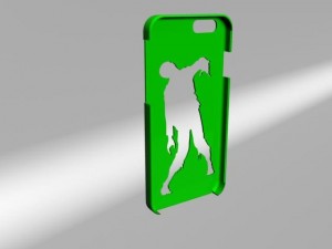 iphone 6 case zombie 3D 打印模型