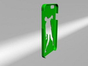 iphone 6 case zombie 3D 打印模型