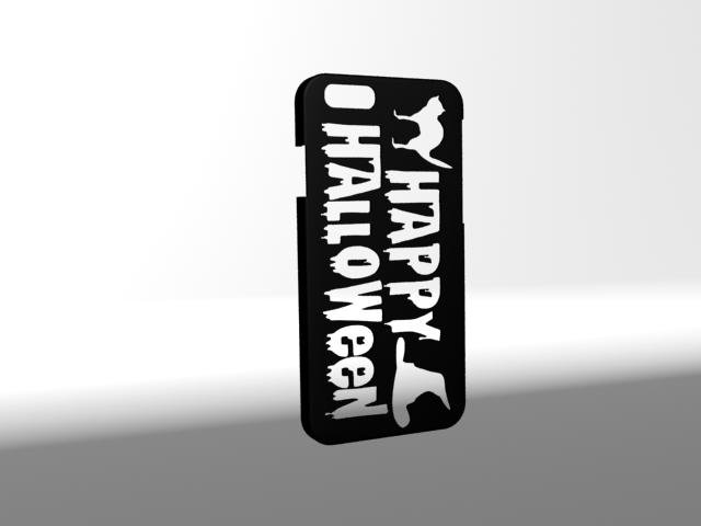 case happy halloween for iphone 6 Modelo de impresión 3D .c4d .max .obj .3ds .fbx .stl .blend 