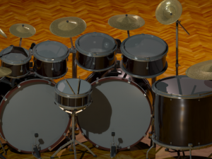 drum set 3D Модель