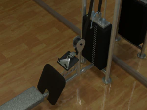 ekstensi punggung bawah Model 3D