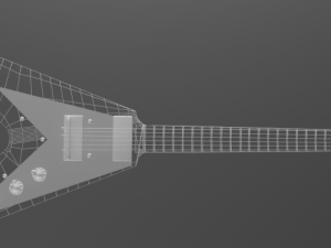 flying v Modelo 3D