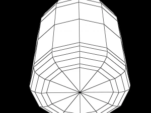 botella grande de prote&iacute;na Modelo 3D