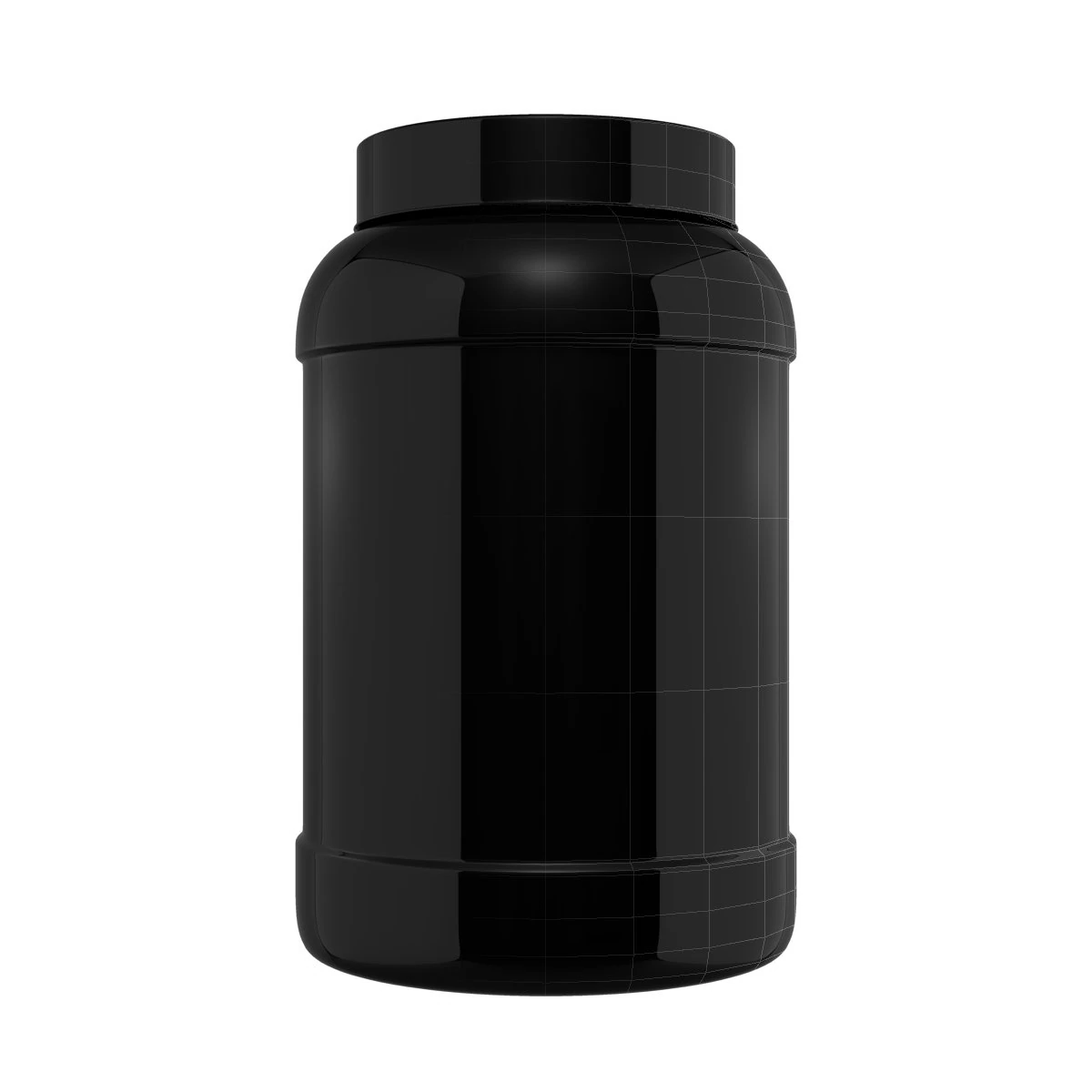 protein supplement bottle 3D Model .c4d .max .obj .3ds .fbx .stl .blend