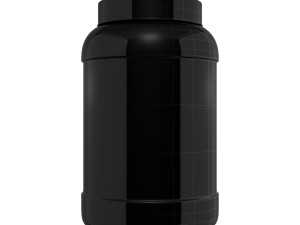 protein supplement bottle 3D Модель